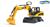 ESCAVATORE CAT SU RUOTE 1/16