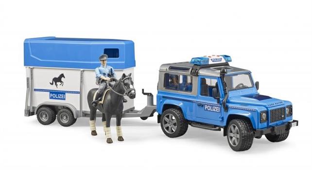 LAND ROVER POLIZIA CON RIMORCHIO