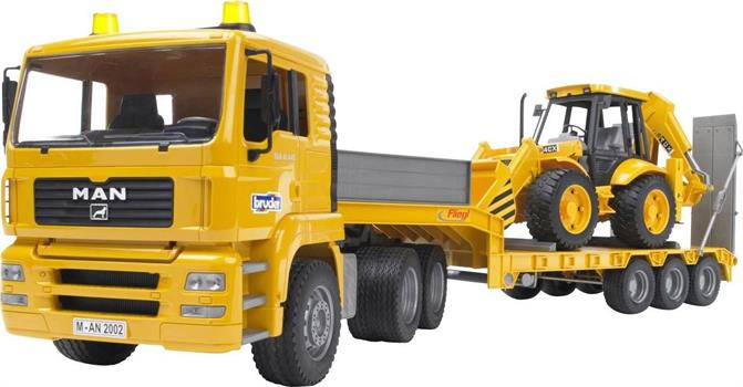 CAMION MAN TGA CON CARICATORE E RUSPA