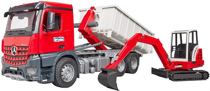 CAMION CON CASSONE + RUSPA