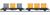 SET 2 VAGONI TRASPORTO VW H0