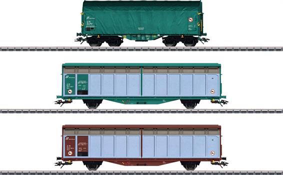 SET 3 CARRI MERCI ITALIANI EPOCA VI H0