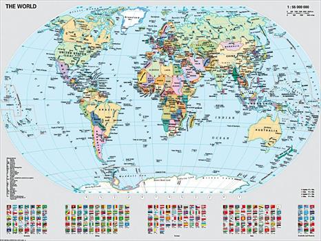 1000 PZ MAPPAMONDO POLITICO