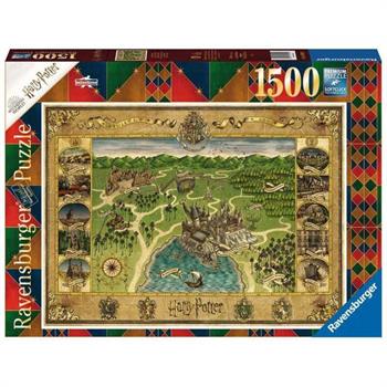 1500 PZ MAPPA DI HOGWARTS