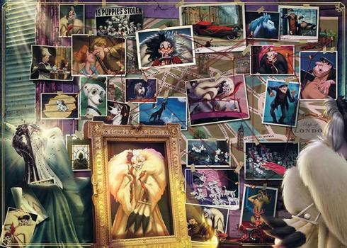 1000 PZ VILLAINOUS CRUELLA DE VIL