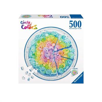 500 PZ CIRCLE OF COLORS RAINBOW CAKE