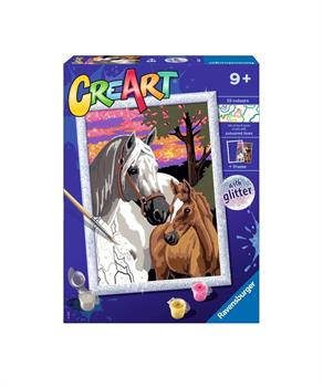CREART - CAVALLI AL TRAMONTO