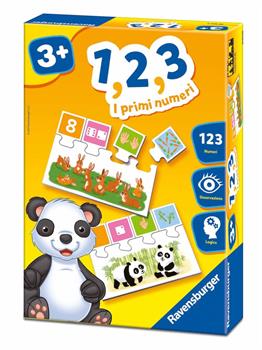 GIOCO EDUCATIVO 1,2,3, I PRIMI NUMERI
