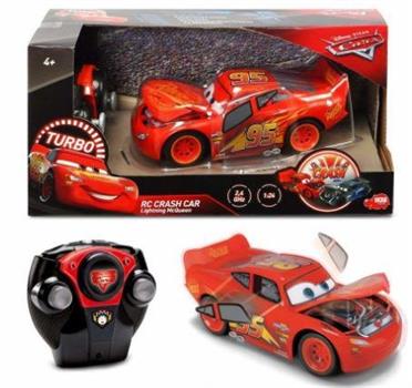 AUTO R/C SAETTA MCQUEEN CRAZY CRASH