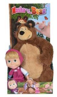 MASHA BAMBOLA 23CM+ PELUCHE ORSO 43CM