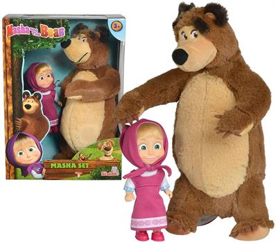 SET BAMBOLA MASHA + ORSO PELUCHE