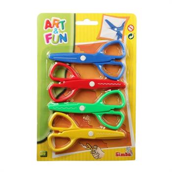 SET FORBICI SAGOMATE 4 PEZZI