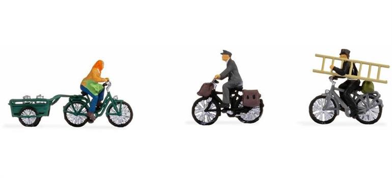LAVORATORI IN BICICLETTA H0