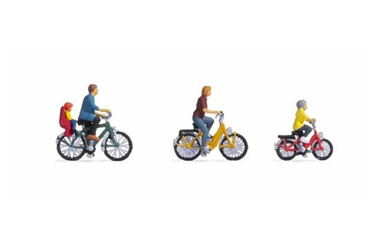 FAMIGLIA BICICLETTA + MOTORINO H0