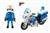 POLIZIOTTO CON MOTOCICLETTA