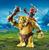 GUERRIERO CON TROLL GIGANTE