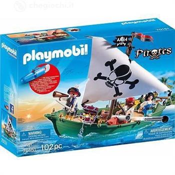 NAVE PIRATA CON MOTORE SUBACQUEO
