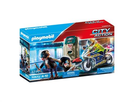 POLIZIOTTO IN MOTO E LADRO