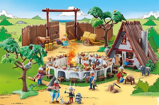 ASTERIX GRANDE BANCHETTO AL VILLAGGIO