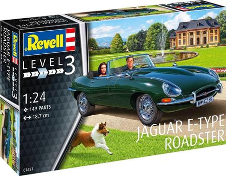 AUTO JAGUAR E KIT 1/24