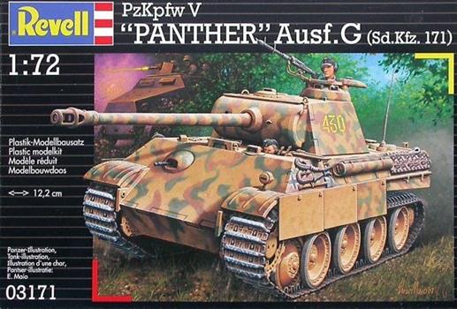 CARRO ARMATO PANTHER AUSF G KIT 1/72