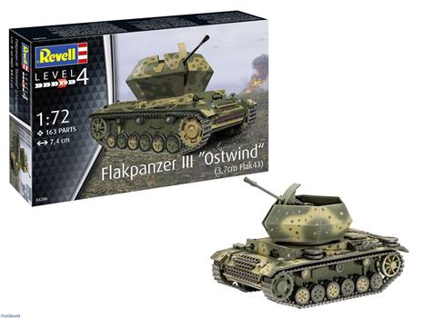CARRO ARMATO FLAKPANZER III KIT 1/72