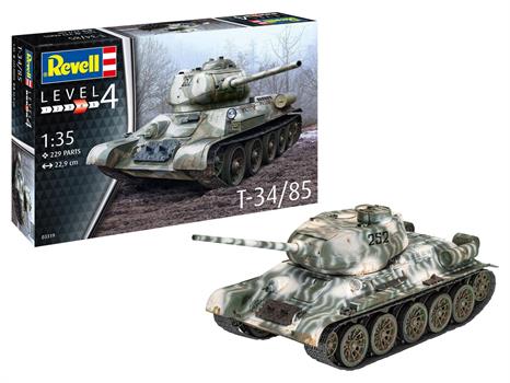 CARRO ARMATO T34/85 KIT 1/35