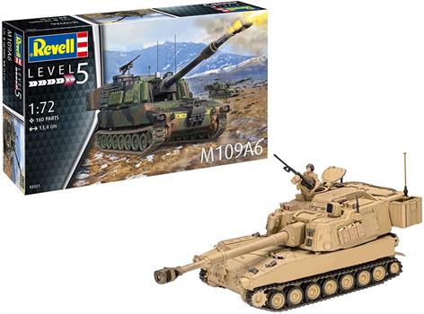CARRO ARMATO M109A6 KIT 1/72
