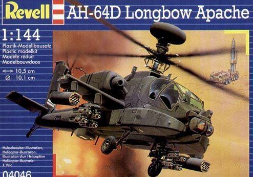 ELICOTTERO AH-64D APACHE KIT 1/144