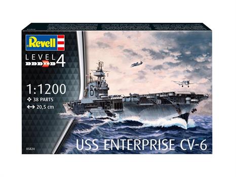 NAVE PORTAEREI USS ENTERPRISE KIT 1/1200
