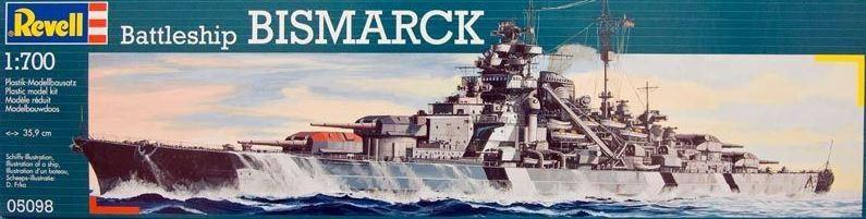 NAVE BISMARCK SCALA KIT 1/700