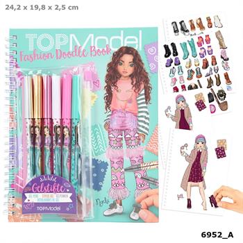 TOP MODEL DOODLE ALBUM CON COLORI GEL