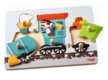 PUZZLE LEGNO BAMBINO TRENO VAPORE