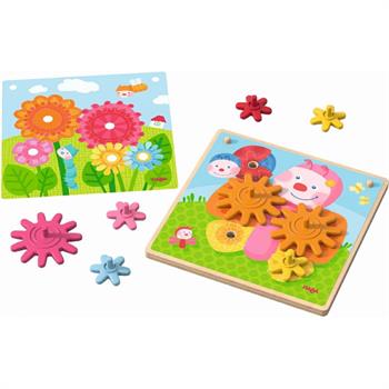 GIOCO CON INGRANAGGI ANIMALI IN GIARDINO