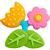 SONAGLIO FOGLIE E FIORI
