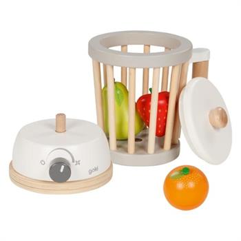 FRULLATORE CON FRUTTA IN LEGNO