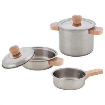 SET DA CUCINA 2 PENTOLE E 1 PADELLA