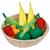 FRUTTA DI STOFFA CON CESTINO