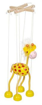 BURATTINO IN LEGNO - GIRAFFA