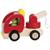 CARRO ATTREZZI ROSSO IN LEGNO