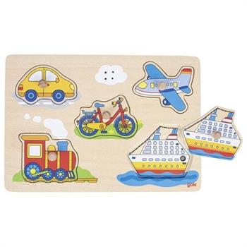 PUZZLE IN LEGNO CON SUONI VEICOLI