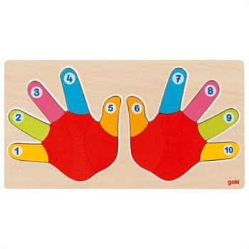 PUZZLE IN LEGNO MANI 14 PZ