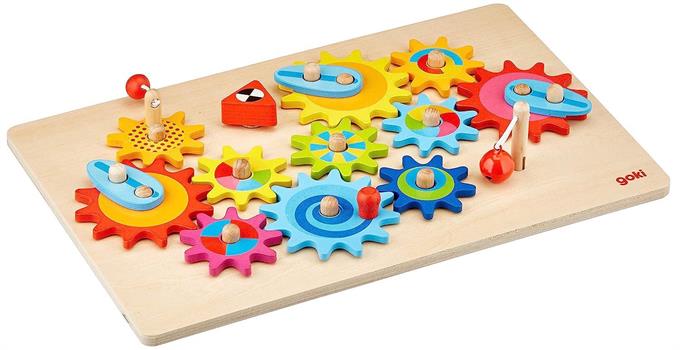 GIOCO DELLE RUOTE DENTATE IN LEGNO