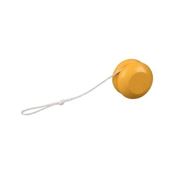 YO-YO IN LEGNO GIALLO