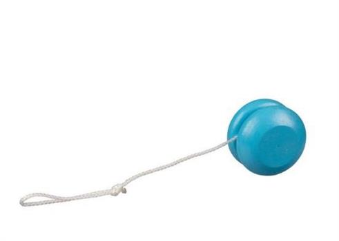 YO-YO IN LEGNO AZZURRO