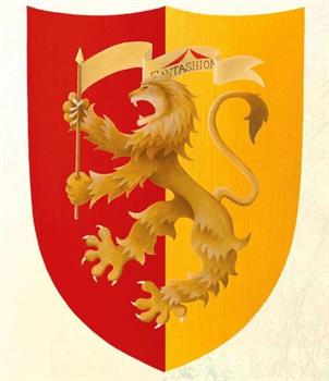 SCUDO PICCOLO LUCIDO LEONE