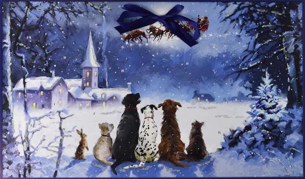 CALENDARIO AVVENTO BABBO NATALE IN CIELO