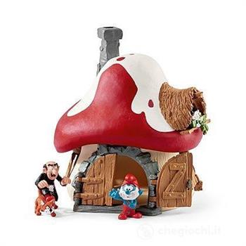 CASA DEI PUFFI + 2 PERSONAGGI