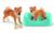 MAMMA E CUCCIOLO DI SHIBA INU