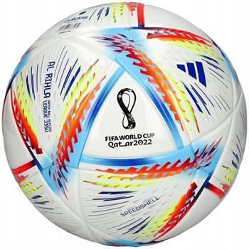 PALLONE ADIDAS FWC 22 CELESTE GIALLO
